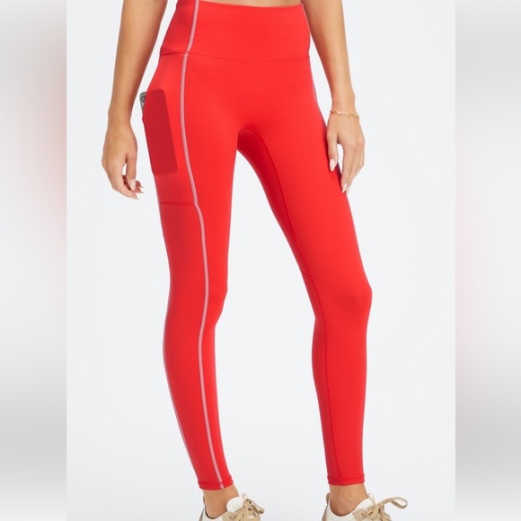 FABLETICS TRINITY MOTION 365 HW UTILITY LEGGINGS SIZE XXS ORANGE COLOR EUC - Picture 4 of 7